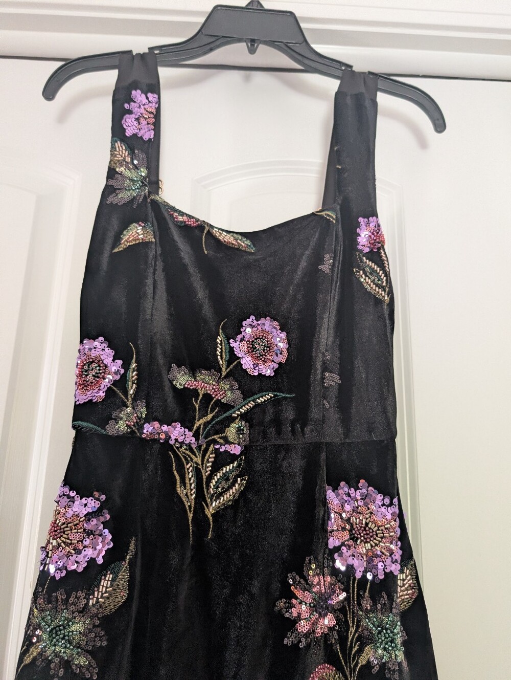 ELLIATT Clio Gown in Black Multi - Picture 4 of 9